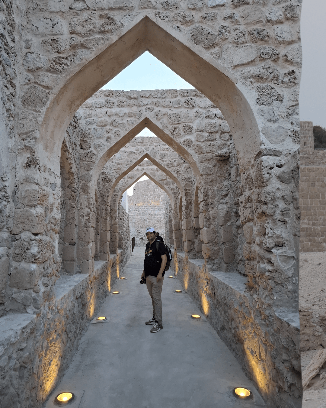 Portugese fort with beautiful archways